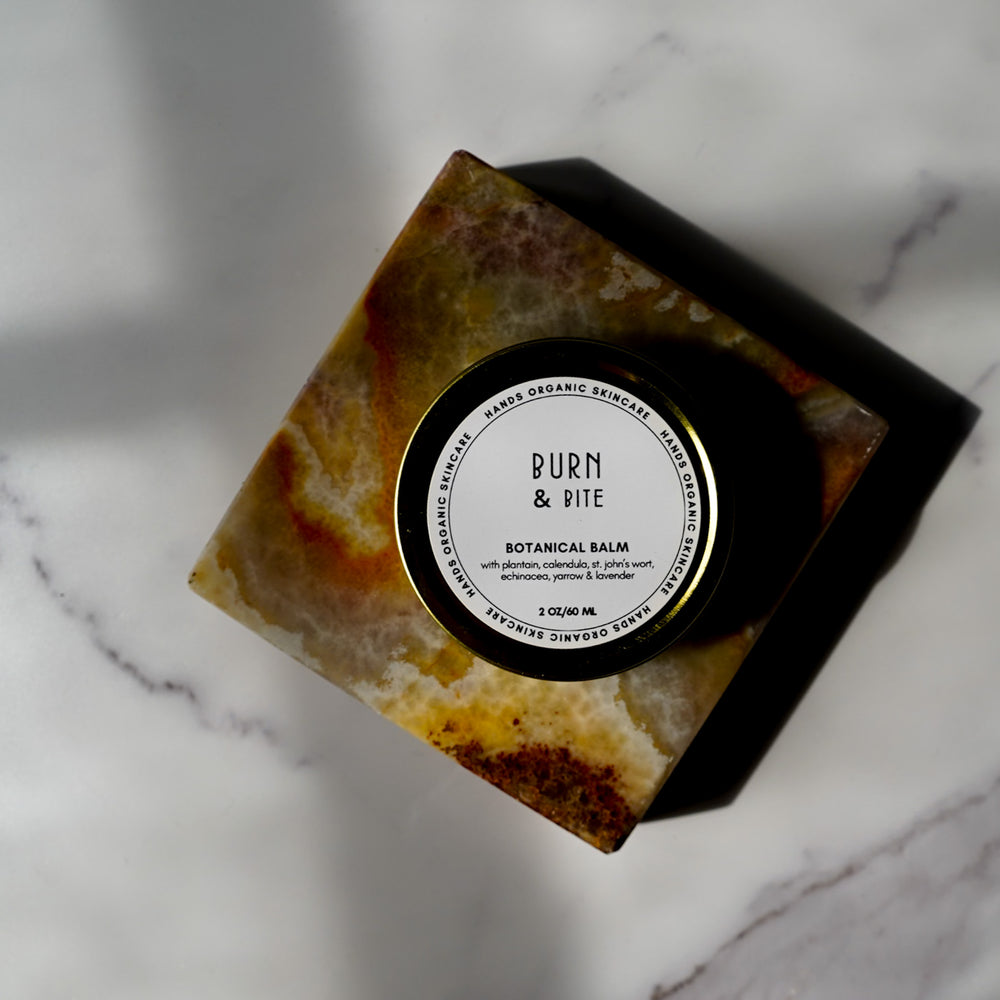 
                      
                        Burn & Bite Botanical Balm
                      
                    